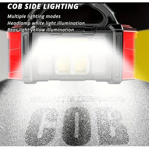 Multifunctional Solar LED+COB Light & Handle; USB Charging Waterproof Power Bank - Picture 4 of 9
